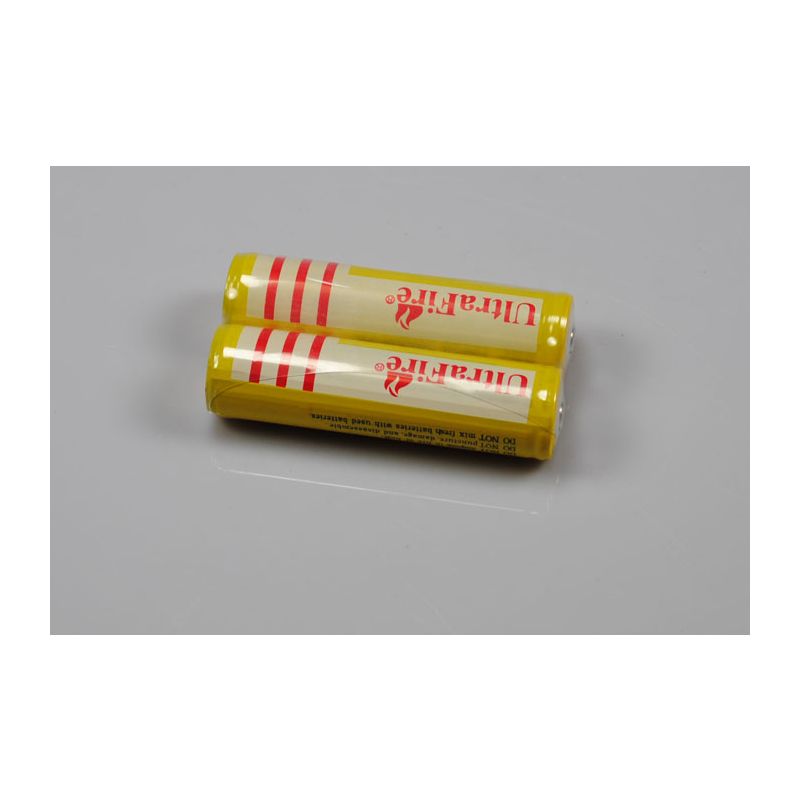 UltraFire BRC 18650 High-Capacity Rechargeable Li-ion Battery Pair for Flashlights and Cameras 3600mAh