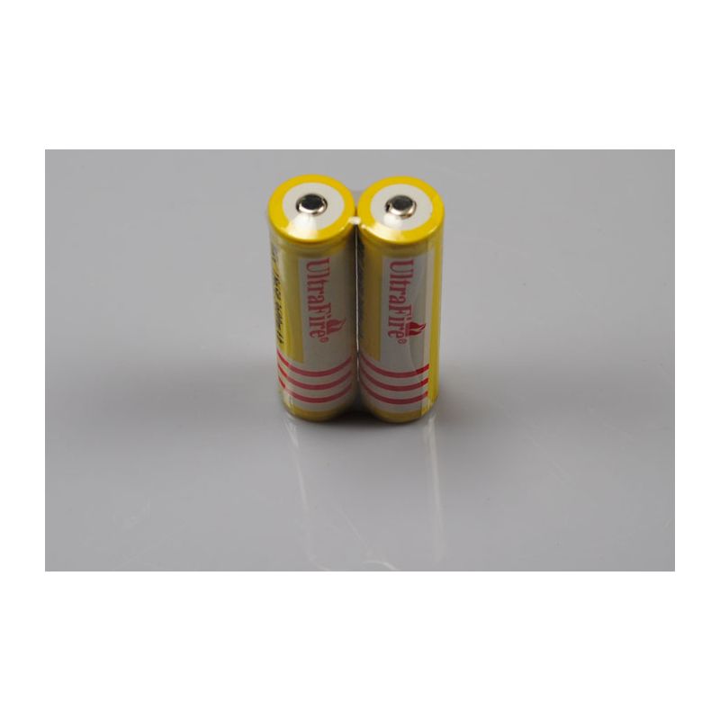 UltraFire BRC 18650 High-Capacity Rechargeable Li-ion Battery Pair for Flashlights and Cameras 3600mAh