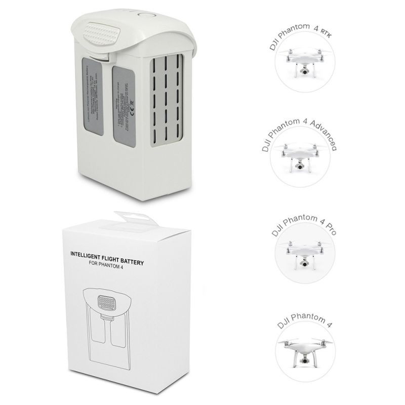 DJI Phantom 4 Series 15.2V 5870mAh Li-Po Battery High Capacity Lightweight Quick Charging for FPV Quadcopter