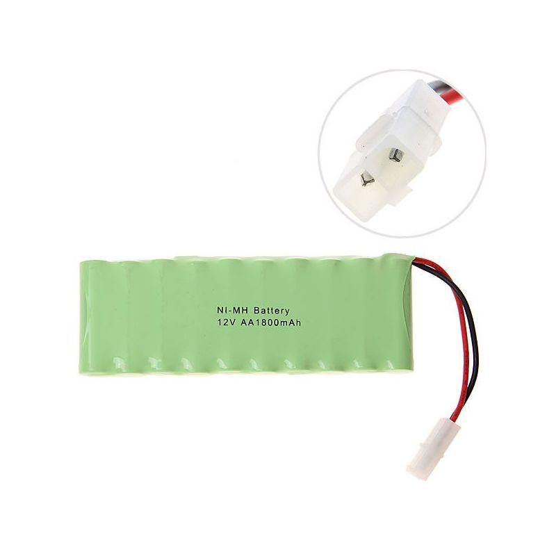 Eco-Friendly 12V AA 1800mAh Ni-MH Rechargeable Battery Pack for Durable Toy Car and Remote Control Power