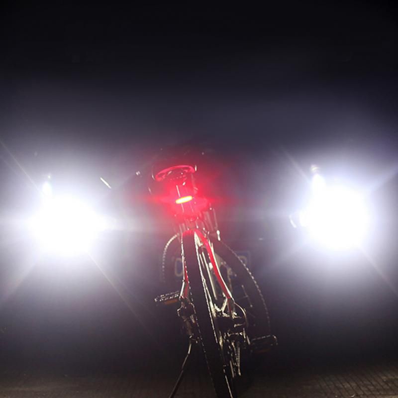 USB Rechargeable Bicycle Rear Light High-Intensity COB Lamp for Urban Commuters Cycling Accessories