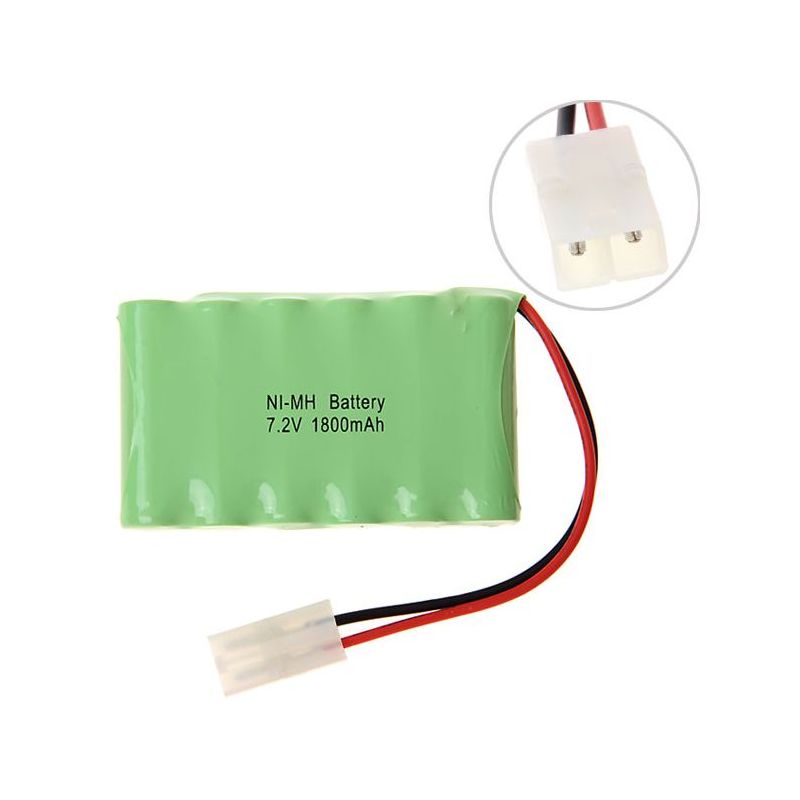 Ni-MH 6 AA 7.2V 1800mAh Rechargeable Battery