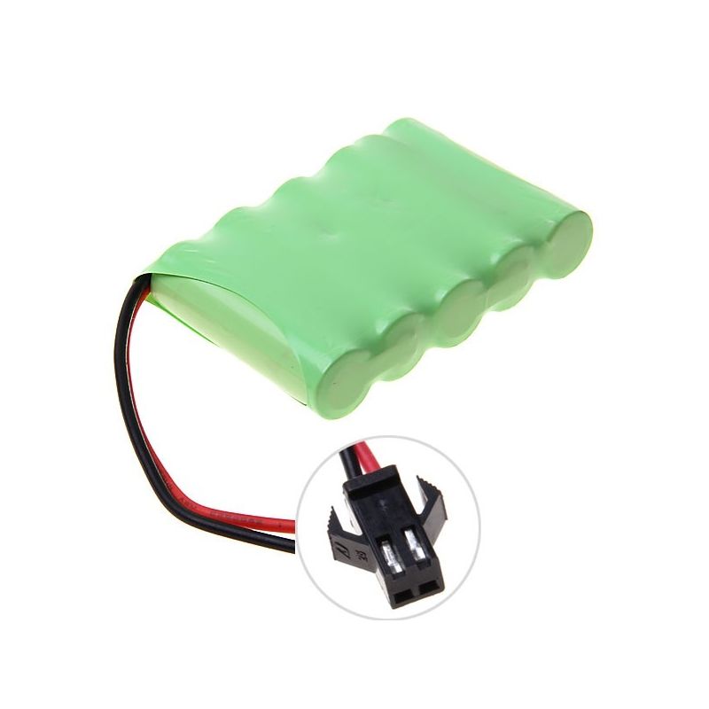 Ni-MH AA 1800mAh 6V Big SM Plug Battery Pack
