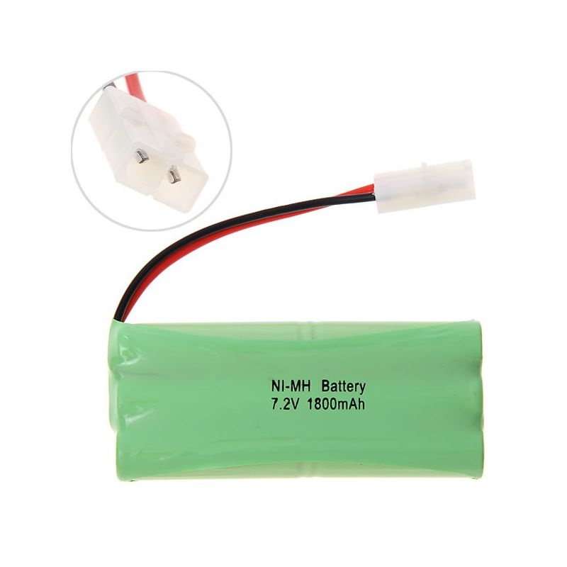 Ni-MH AA 7.2V 1800mAh Big White Plug Battery Pack