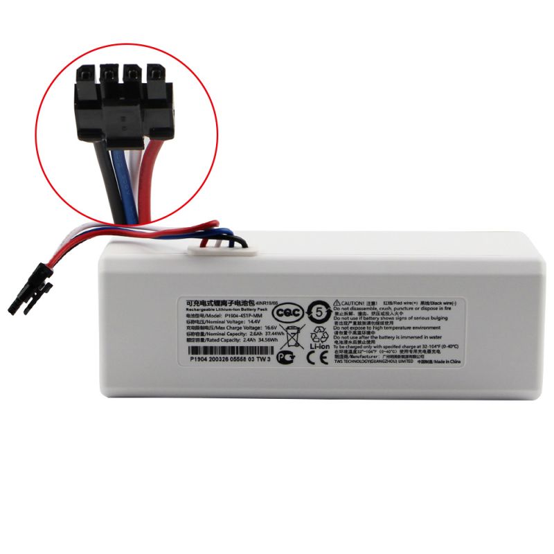 Original Robot Battery 1C P1904-4S1P-MM for Xiaomi Mijia Mi Vacuum Sweeping Mopping Robot High Capacity