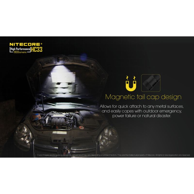 Nitecore HC33 XHP35 1800 Lumens LED Headlamp Hands Free Illumination for Outdoor Hiking and Night Work