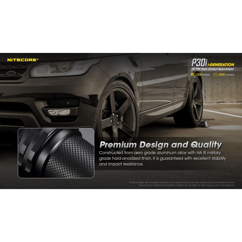 Explore the Nitecore P30i Tactical Flashlight XHP35 HI LED 2000 Lumens with 1000 Meter Beam Rugged Outdoor Lighting