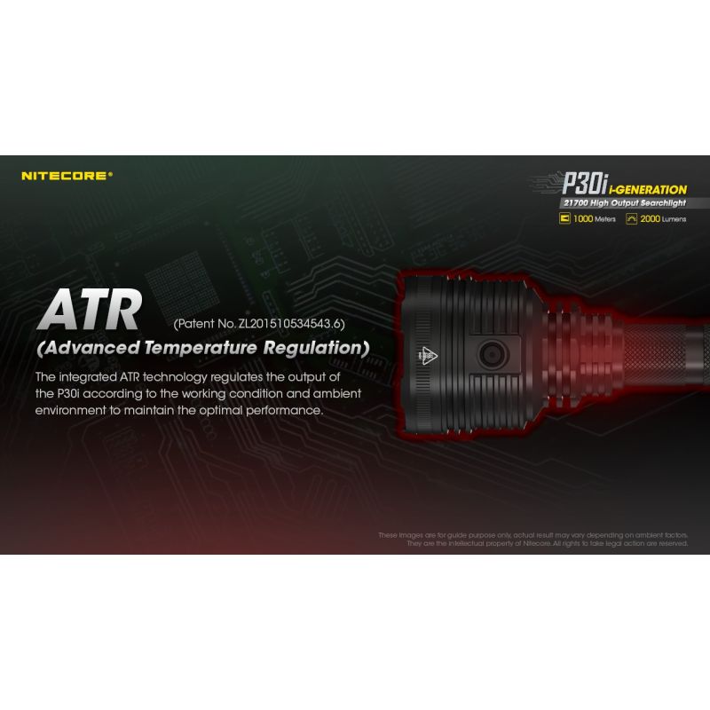 Explore the Nitecore P30i Tactical Flashlight XHP35 HI LED 2000 Lumens with 1000 Meter Beam Rugged Outdoor Lighting