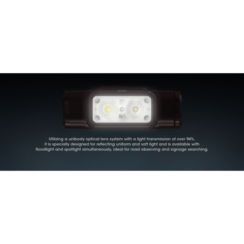 Nitecore NU50 1400 Lumens LED Headlamp for Hiking Lightweight Rechargeable Headlamp with Long Runtime