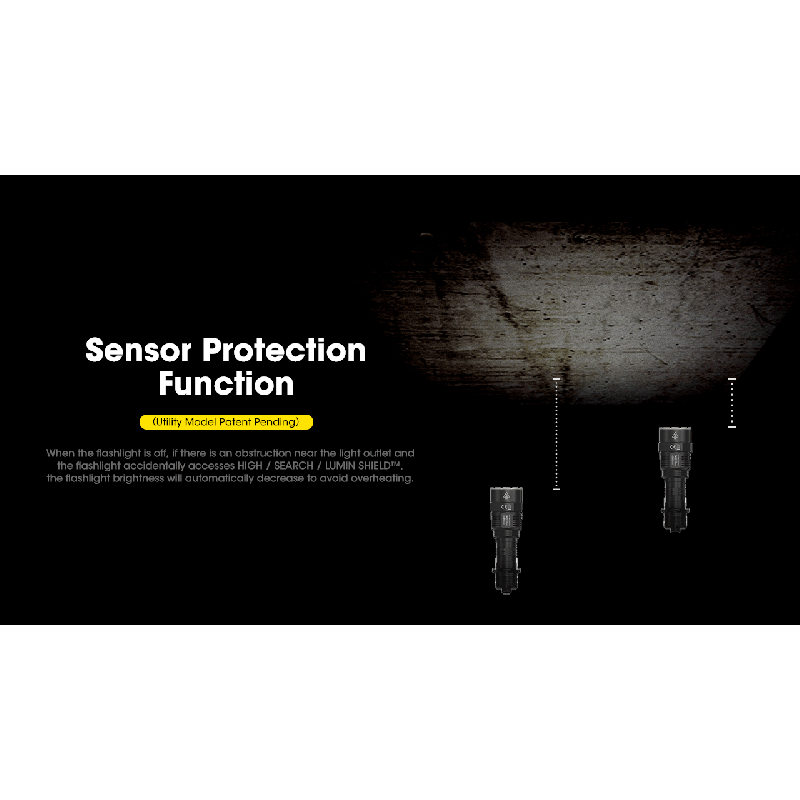 Nitecore TM9K PRO 9900 Lumen Durable Rechargeable Flashlight with USB-C and 510m Beam for Outdoor Adventures