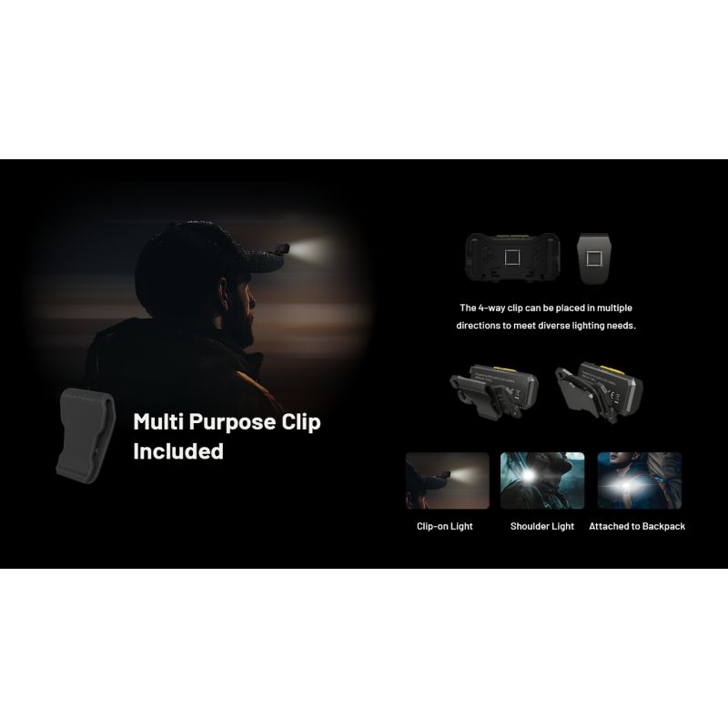 NITECORE NU27 LED Rechargeable Headlamp 600 Lumens MCT Technology Camping Hiking Trail Running Outdoor Gear