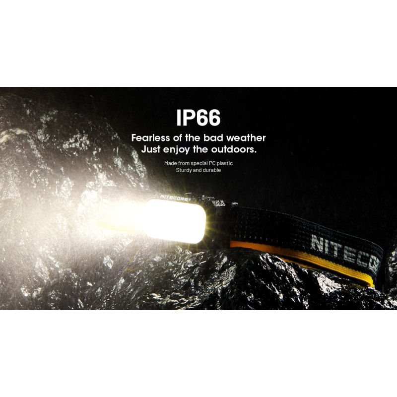 NITECORE NU25 MCT LED Headlamp 400 Lumens USB-C Rechargeable Lightweight Hiking Gear for Outdoor Enthusiasts