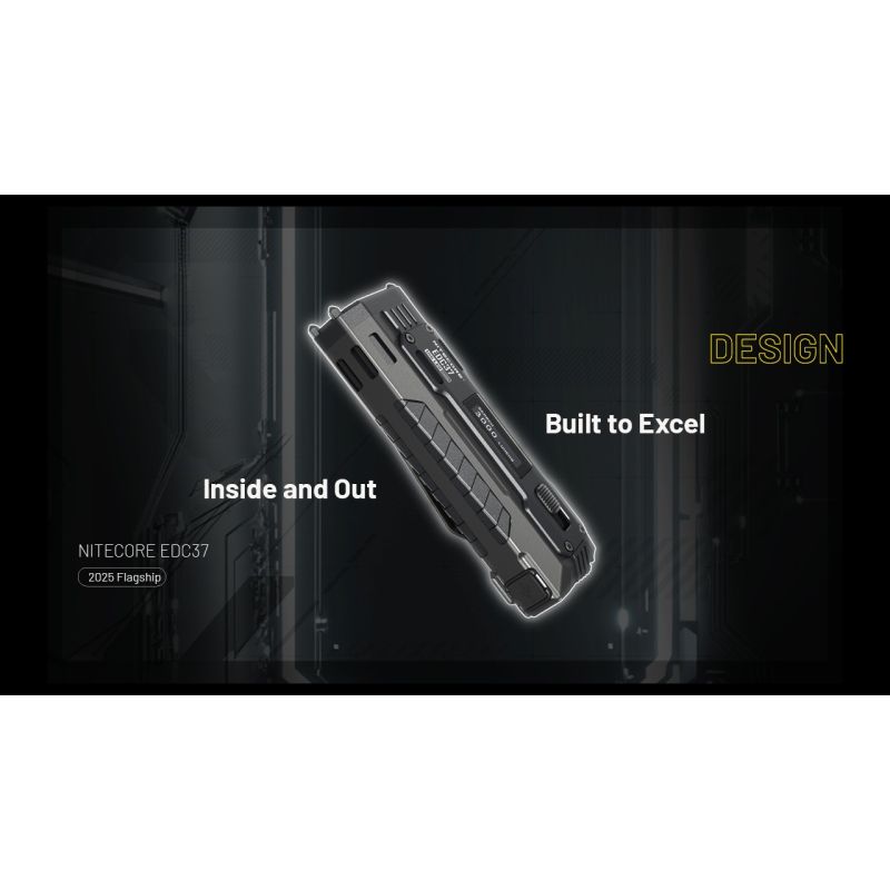 NITECORE EDC37 8000LM USB-C Rechargeable Flashlights 