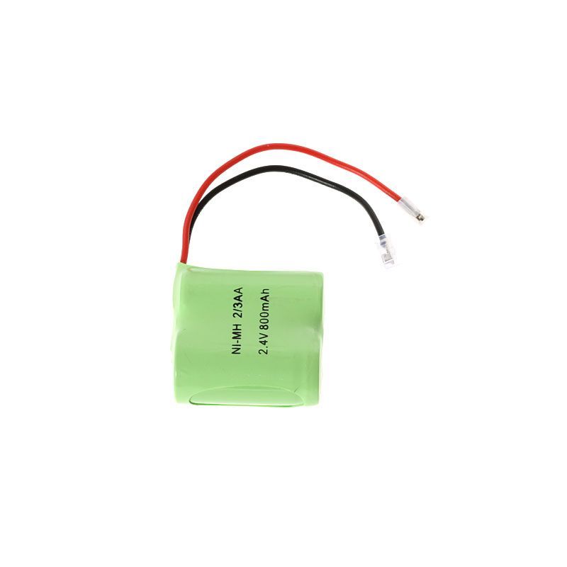 Eco-Friendly 2.4V 2/3 AA 800mAh Ni-MH Rechargeable Battery for Electronic Devices and Children's Toys