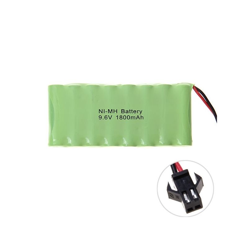 Ni-MH AA 9.6V 1800mAh SM plug Battery Pack