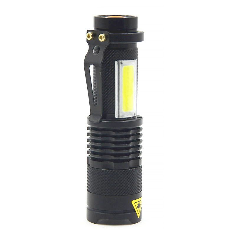 UltraFire SK68 Q5 LED Portable Mini Flashlight with Touch-Activated Brightness for Camping and Emergencies
