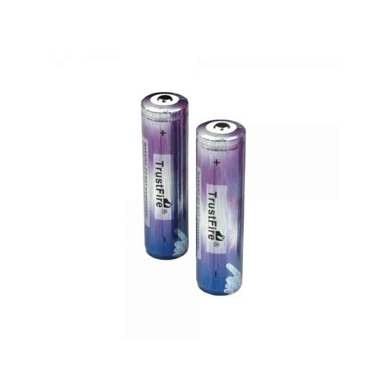 TrustFire 3.7V 18650 2000mAh Rechargeable Battery Li-ion PCB Protected for Tactical Flashlights and Devices