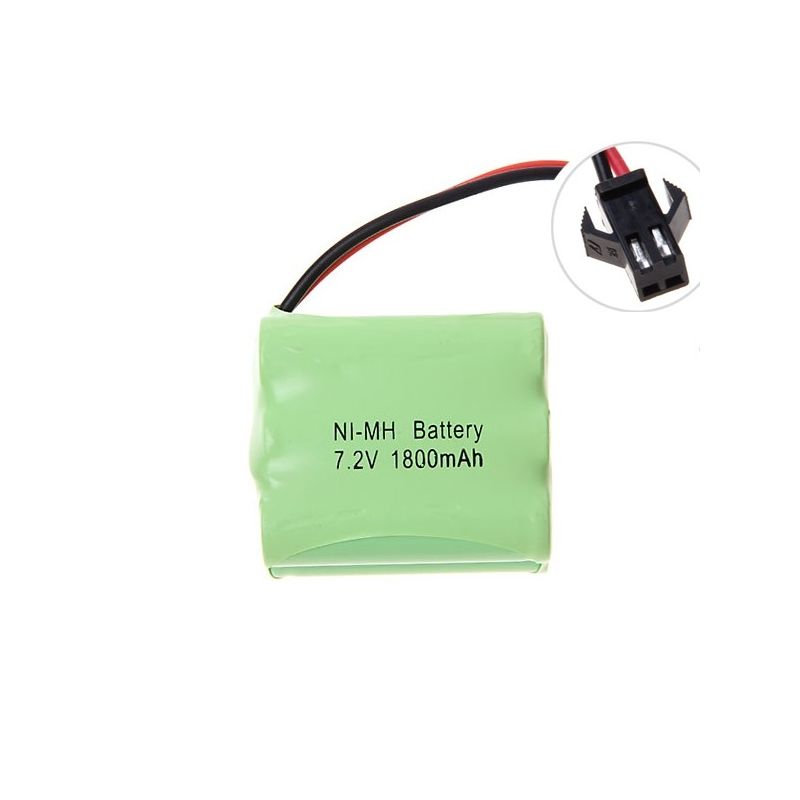 Ni-MH AA 7.2V 1800mAh SM plug 6*AA Battery Pack