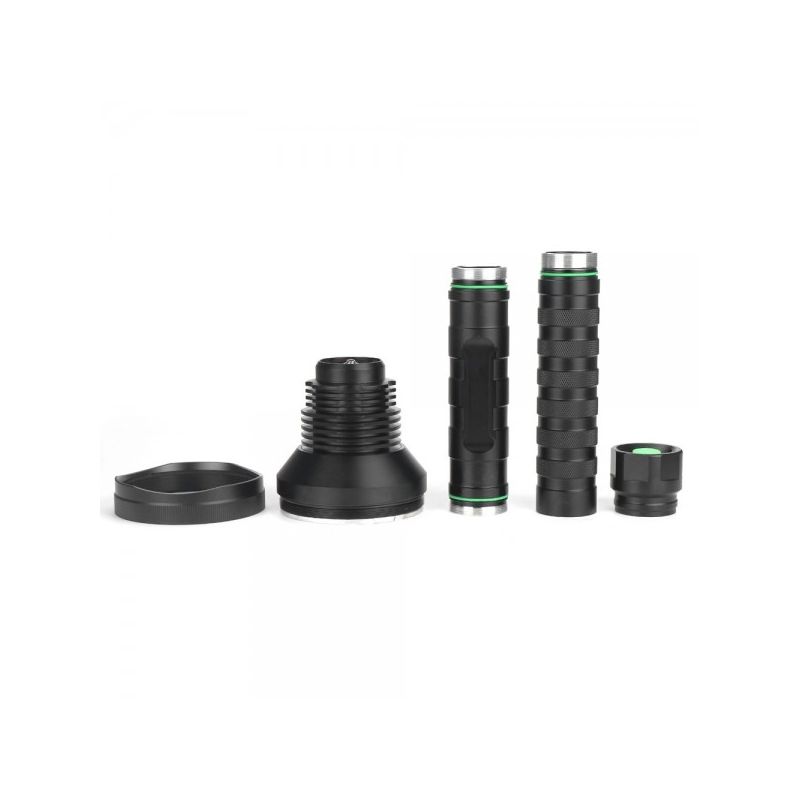 UltraFire 28T6 High Power LED Flashlight 40000 Lumens 5 Modes Durable Outdoor Camping and Hiking Light
