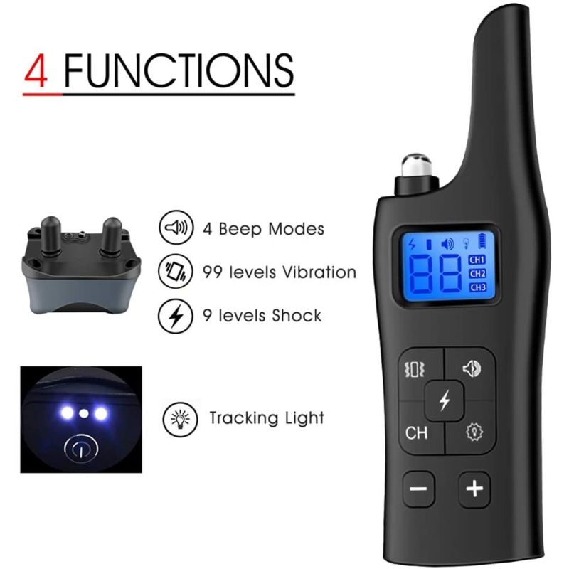 NEW 800m Electric Dog Training Collar with 3 Training Modes for Safe Pet Training Perfect for All Dog Sizes