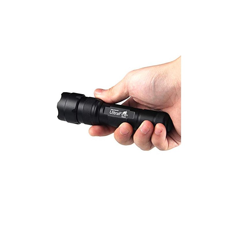 UltraFire WF-502B.2 Osram Infrared IR 940nm Zoomable LED Flashlight for Wildlife Observation and Security