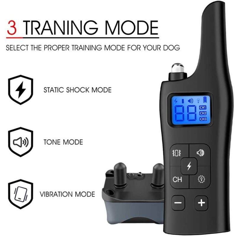 NEW 800m Electric Dog Training Collar with 3 Training Modes for Safe Pet Training Perfect for All Dog Sizes
