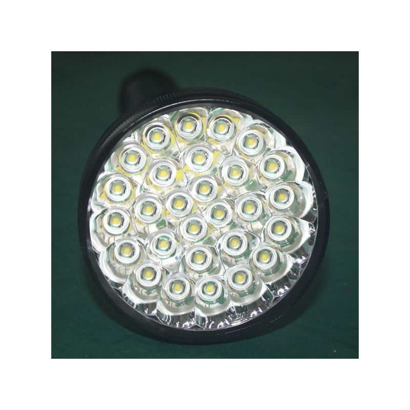 UltraFire 28T6 High Power LED Flashlight 40000 Lumens 5 Modes Durable Outdoor Camping and Hiking Light