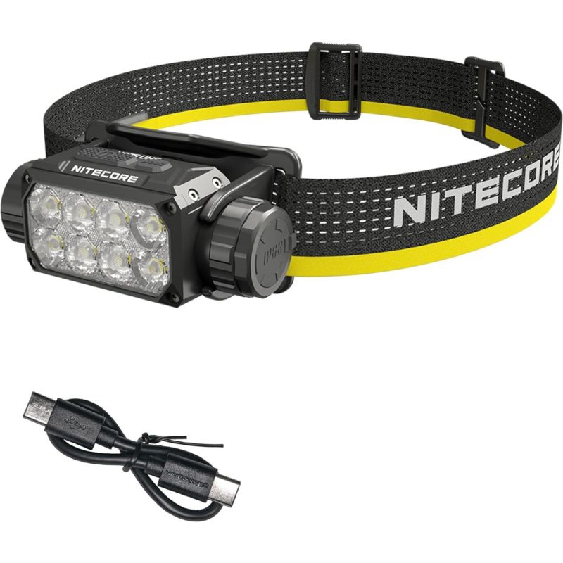 Nitecore HC75 3000 Lumen Headlamp USB-C Rechargeable Zoomable Adjustable Focus for Camping Hiking Industrial Use