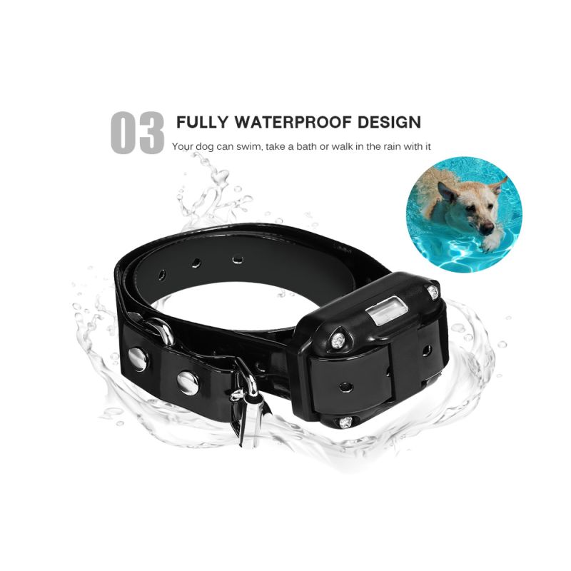 800m Electric Dog Training Collar Waterproof with Adjustable Vibration Levels for All Size Dogs