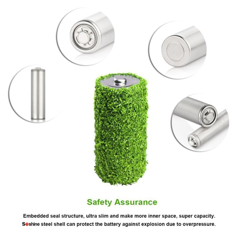 Soshine 6500mAh 3.7V 32650 Lithium Rechargeable Battery High Energy Density Long Lifespan for Tools Gadgets