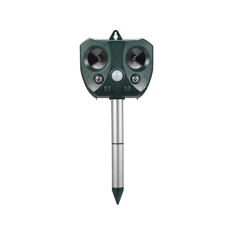 Eco-Friendly Ultrasonic Animal Repeller Solar Power Deer Cat Dog Deterrent Outdoor Pest Control Safe Gardening