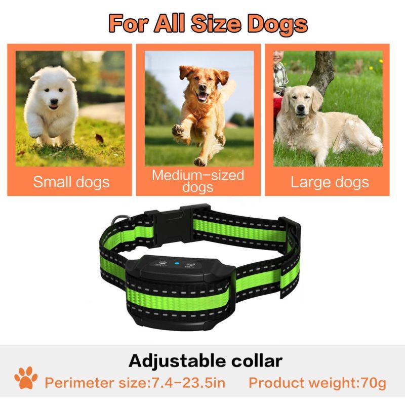 Intelligent Pet Dog Anti Barking Device USB Electric Ultrasonic Collar Humane Training Tool for Peaceful Home
