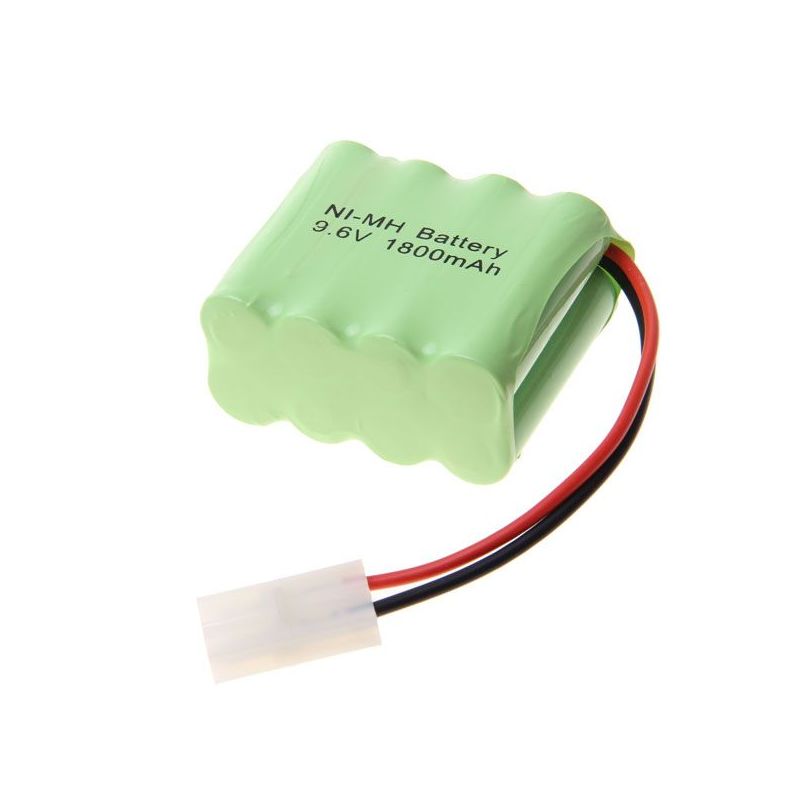 9.6V AA 1800mAh Ni-MH Rechargeable Battery Eco-Friendly Long-Lasting for Cameras and Gaming Controllers