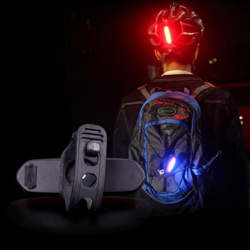 USB Rechargeable Bicycle Rear Light High-Intensity COB Lamp for Urban Commuters Cycling Accessories
