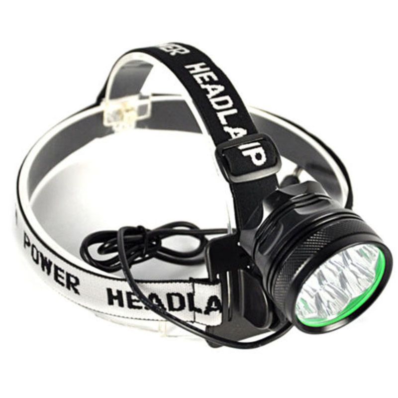 9T6 Bicycle Light 10800 Lumens Waterproof T6 LED Headlight Versatile Cycling Safety and Camping Equipment