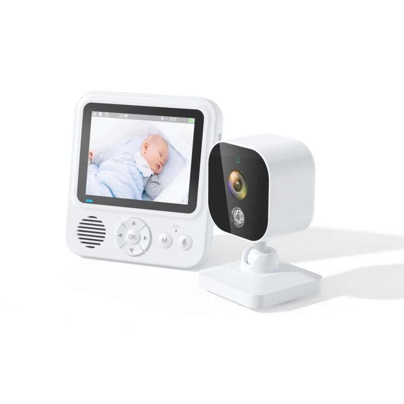 Experience Peace of Mind with AMB900 2.8 Inch Video Baby Monitor 720P HD Night Vision and Two Way Intercom
