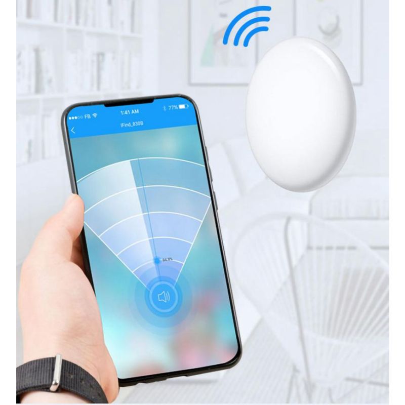 Mini GPS Tracker Bluetooth 4.0 Smart Locator Lightweight Anti-Lost Device for Keys Pets Kids Real-Time Location