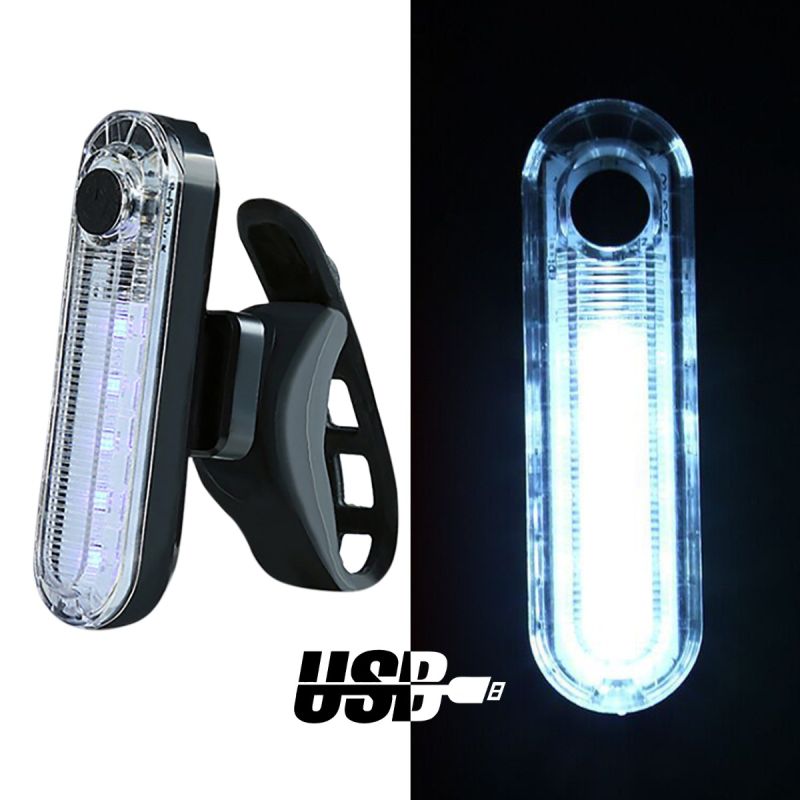 USB Rechargeable Ultra Bright Bike Tail Light with LED Technology Compact Design for Cycling Safety
