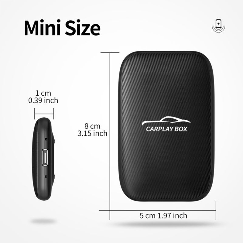 Carplay Box Wireless Android Auto Adapter with Netflix YouTube for Ultimate In-Car Entertainment Device
