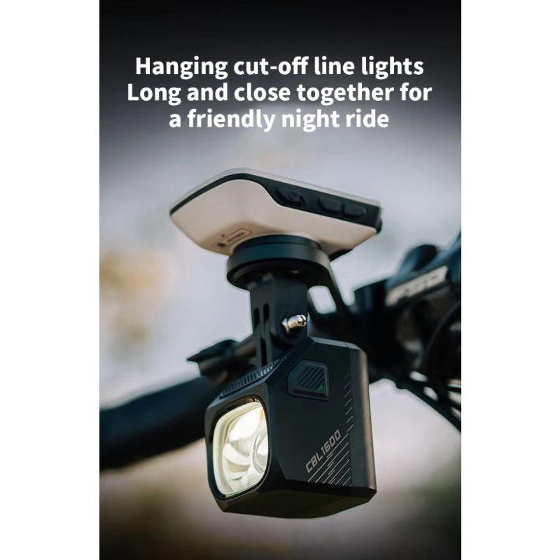 Magicshine CBL1600 Bike Front Light 1600 Lumen LED - Hanging Cut-off Cable, Cycling Safety, Nighttime Visibility