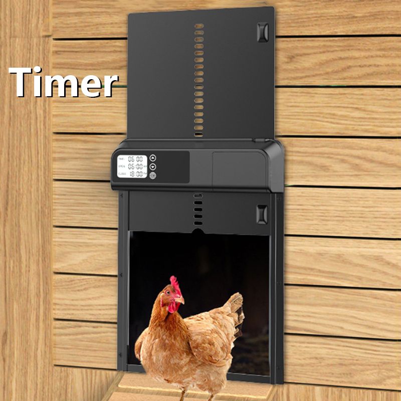 Timer Automatic Chicken Coop Door Motor Easy Installation Weather-Resistant Intelligent Poultry Management