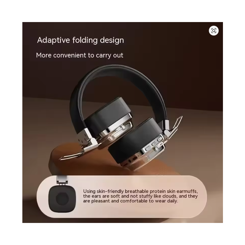 Major III Head-mounted Wireless Bluetooth Earphones with Dual-Microphone ENC for Crystal Clear Calls