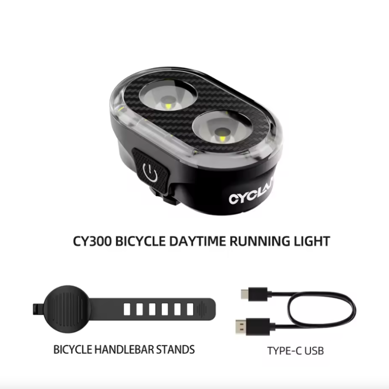 CYCLAMI CY200 Smart Brake Sensing Rear Light LED Bicycle Tail Light for Safe Night Rides and Urban Cycling