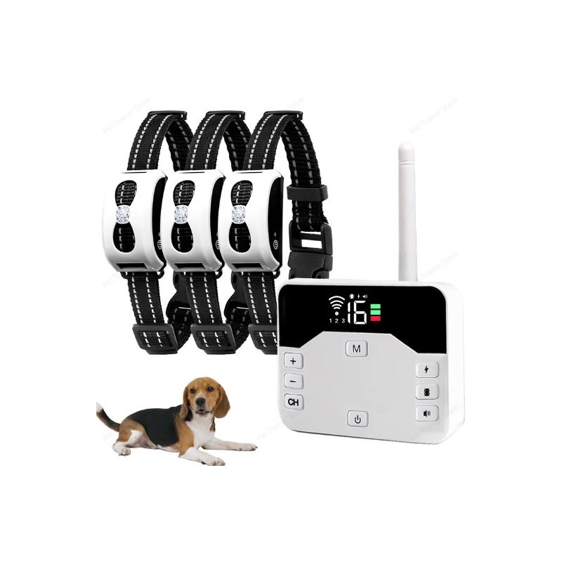 Wireless Dog Fence System Remote Training Collar for All Size Dogs Safe Pet Containment and Behavior Management