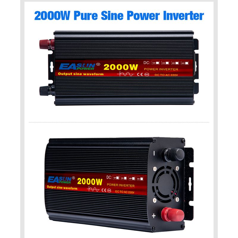 EASUN Pure Sine Wave Power Inverter 2000W to 5000W High-Performance DC to AC Converter for Home and Outdoor