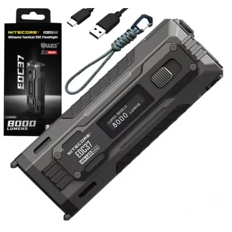 NITECORE EDC37 8000LM USB-C Rechargeable Flashlights 