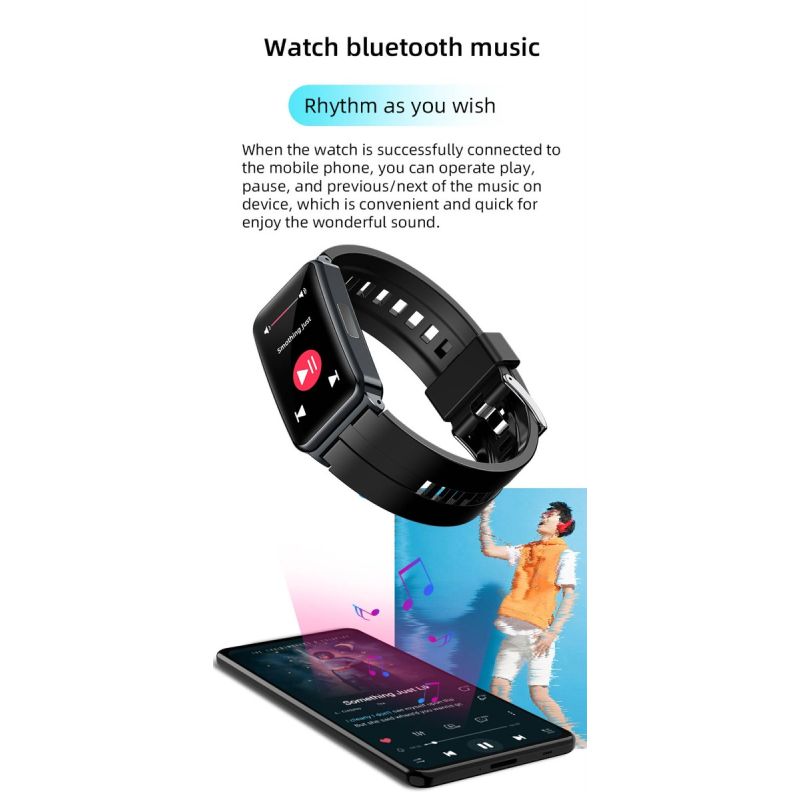 EP01 Blood Glucose Sugar Smart Watch ECG HRV heart rate temperature 1.47