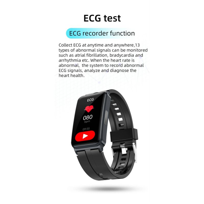EP01 Blood Glucose Sugar Smart Watch ECG HRV heart rate temperature 1.47