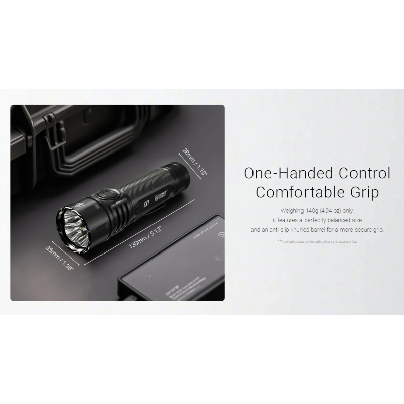 Nitecore EX7 6000 Lumen USB-C Rechargeable Flashlight 