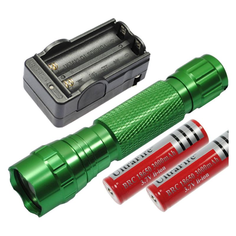 Multicolor UltraFire 501B LED Flashlight 1300 Lumens 5 Modes Rechargeable Outdoor Tactical Light Camping Gear
